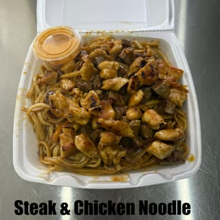 Hibachi Steak & Chicken Noodles
