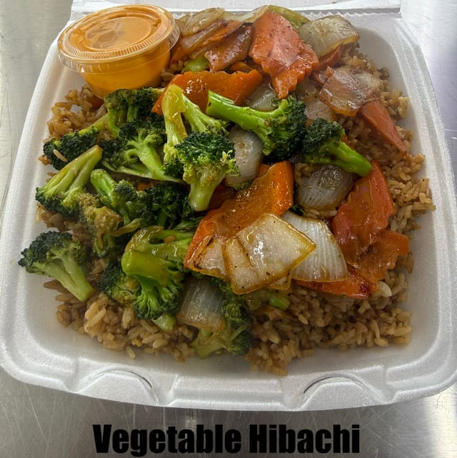 Hibachi Vegetables Deluxe.
