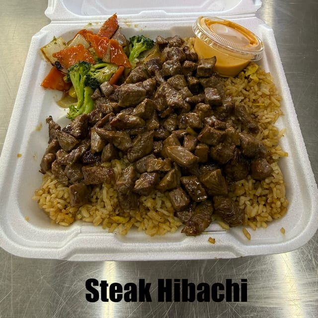 Hibachi Steak.